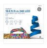 GE StayBright 19.6-Feet Cool Bright LED 240 LED Tape Light Multi Color