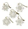 Lenox Snow Fantasies 6 Porcelain Snowflake Ornaments