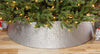 Christmas Silver Metal Tree Collar 33-in W X 10-in H