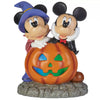 Disney Halloween 21-inch Mickey and Minnie Pumpkin with Lights and Music