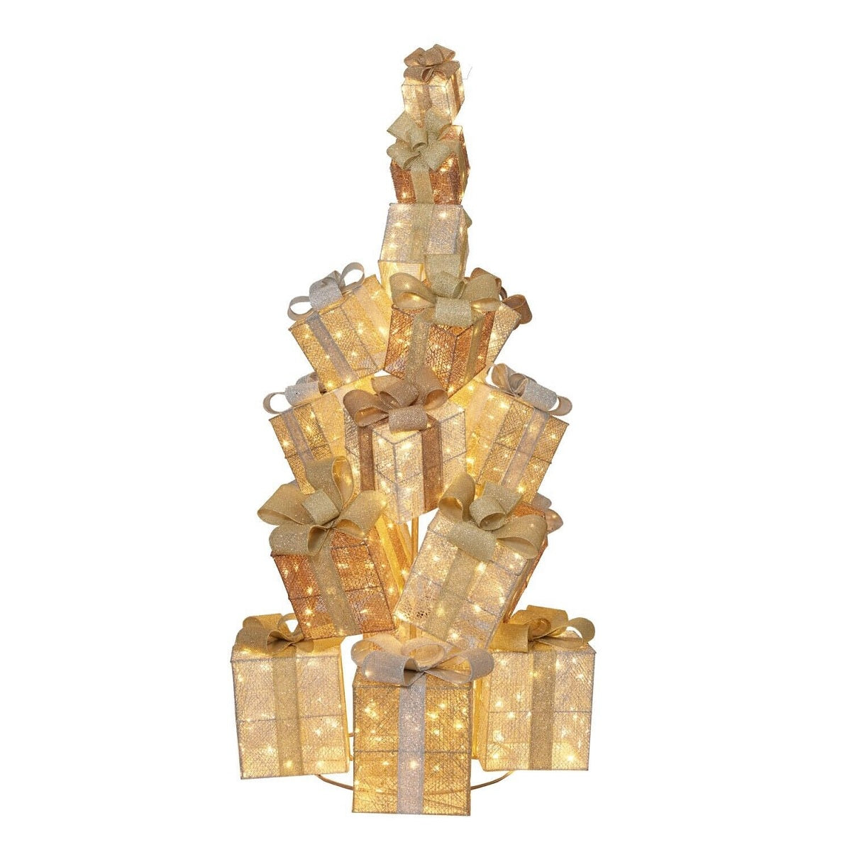 Christmas Twinkling Gift Box Tower with 544 Led outlet Lights