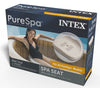 Intex Removable Slip-Resistant Seat For Inflatable Pure Spa Hot Tub 2 Pack