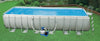 Intex 24' x 12' x 52" Ultra Frame Rectangular Above Ground Swimming Pool Set