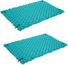 Intex Giant Inflatable Floating Platform Mat for Pools and Lakes 9.5FT X 7FT (2-Pack)