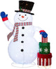 Member's Mark Pre-Lit 72-inch Pop-Up Twinkling Snowman with Presents