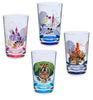 Disney Parks Joey Chou Cinderella Castle Magic Kingdom Drinkware Cup Set of 4