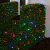 GE StayBright 150-Count LED Multi-Color Net-Style Christmas Lights Green Wire