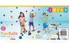 100 Pack Intex Small Plastic Multi-Colored Fun Ballz For A Ball Pit 2.5" (6-Pack)