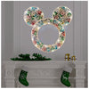 Disney 2 FT Mickey Mouse Wreath Pre-Lit with 40 LED White Lights