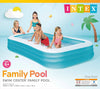 Intex Giant Inflatable Rectangular Kiddie Pool 120" X 72" X 20"