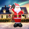 Holiday Time 20-FT Giant Santa Holiday Yard Inflatable