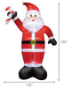 Holiday Time 20-FT Giant Santa Holiday Yard Inflatable