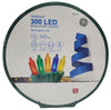 GE StayBright 300 LED Miniature Lights Multi Color with Green Wire