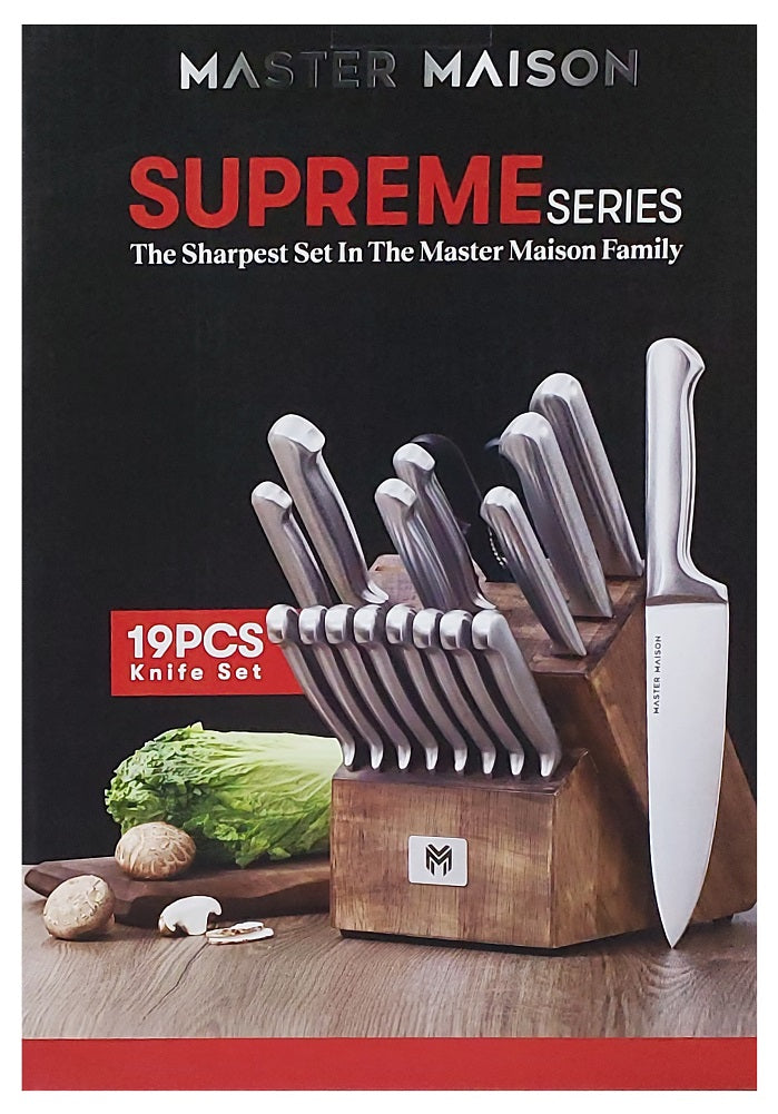 Master Maison Supreme Series 19 Piece Knife Set
