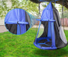 SereneLife 40" Tree Hanging Play Tent to Flying Saucer Floating Platform  Blue