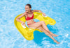 Intex Sit 'N Float Inflatable Lounges Blue & Yellow 6-Pack 60" X 39"