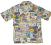 Disney Parks Disney100 Anniversary Disneyland Button Down Woven Shirt Adult Small