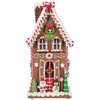 25-inch Gingerbread House with Lights and Music Holiday Decoration