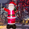 Glitzhome 12-FT Lighted Santa Inflatable Christmas Decor