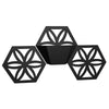 Plastec Hex Design Expansion Mini Kit Wall Art Planter