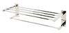 ALNO Solid Brass 24" Towel Rack in Polished Nickel