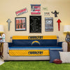 NFL San Diego Chargers Quilted Sofa Cover Protectors With Pockets