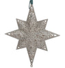 GE Holiday Classics 11-inch 16-Light Silver Glittered Bethlehem Star Tree Top