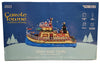 Carole Towne Collection Teddy Boat Tours Lighted Christmas Village Scene