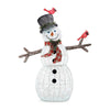 Home Accents Holiday 6 ft 6 in LED Snowman with Cardinals