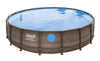 Coleman 18' x 48" Power Steel Swim Vista Series II Swimming Pool Set