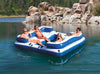 INTEX Oasis Island Inflatable Lake & River Seated Floating Water Lounge Raft