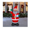 Gemmy 7ft Lighted African American Santa Christmas Inflatable