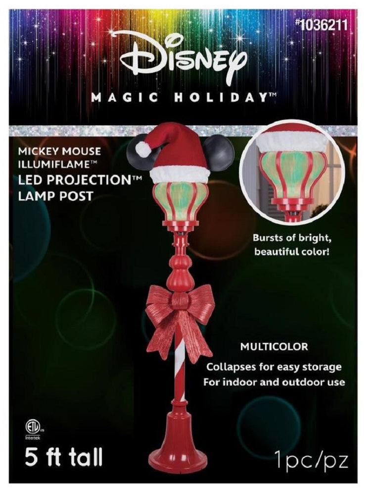 Disney magic holiday mickey mouse illumiflame led projection lamp popular post